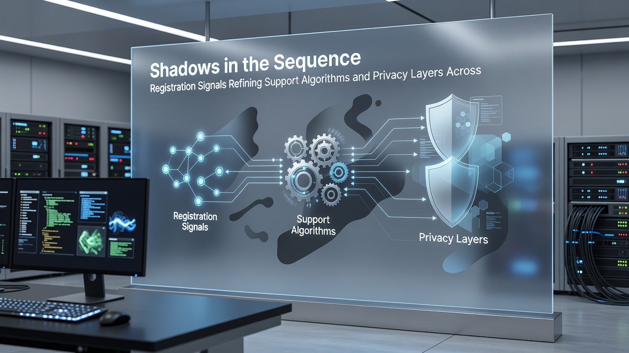 Diagram illustrating privacy layer enhancements derived from registration signal analysis in transaction systems