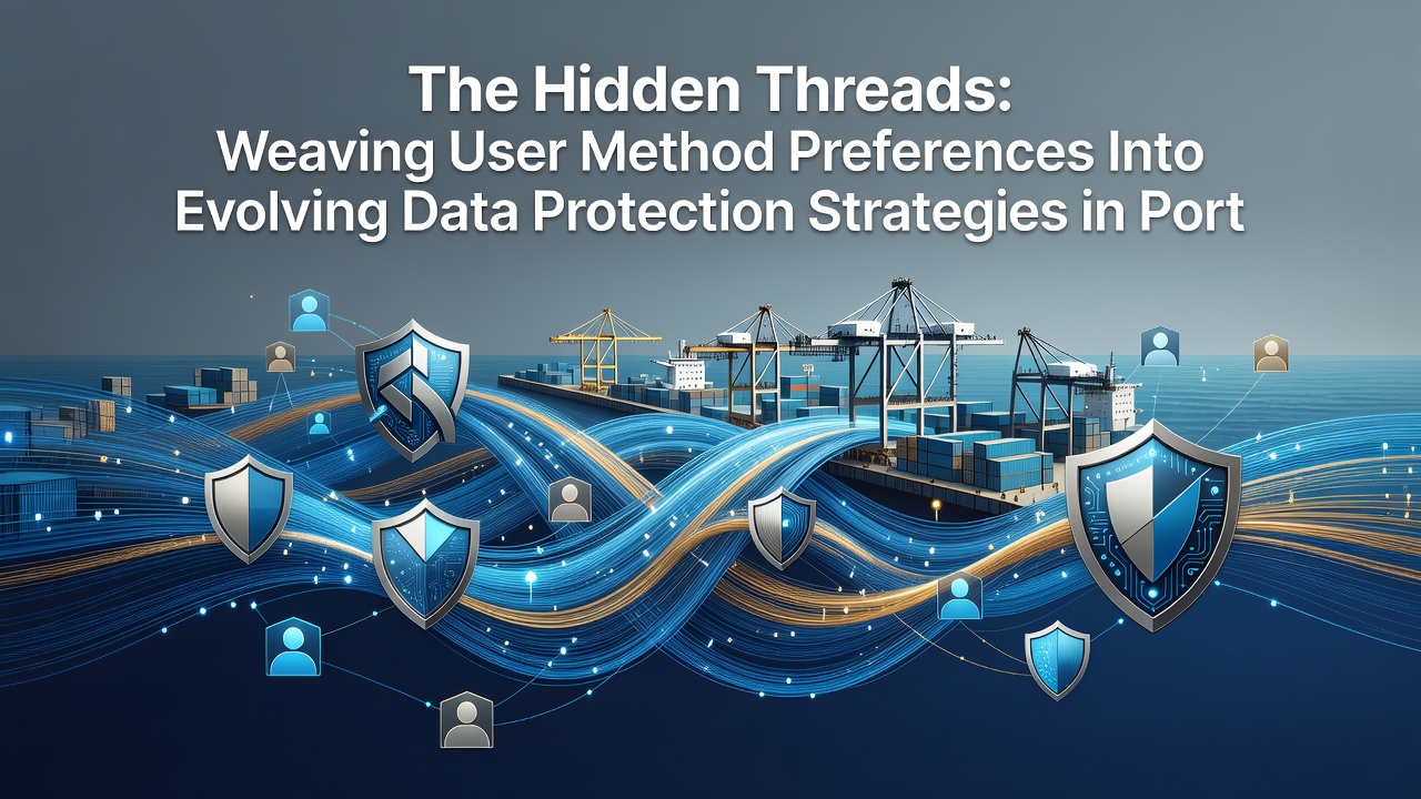 Diagram showing data flow from user method selection through adaptive encryption and privacy controls in portable systems