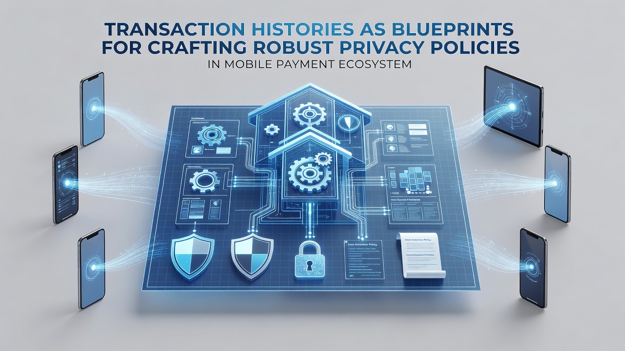 Diagram showing transaction data flows mapped to privacy controls in mobile payment applications