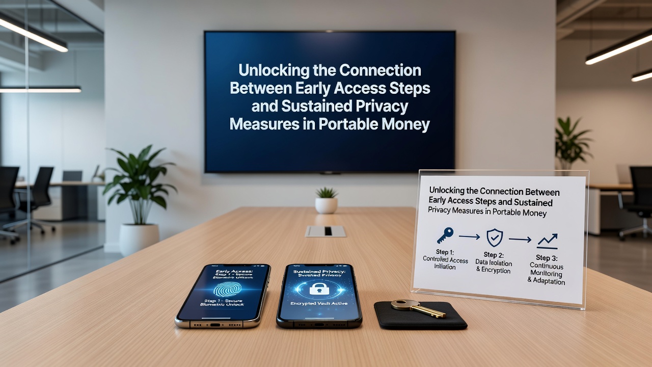 Flowchart illustrating how early user data connects to persistent security protocols in mobile finance apps